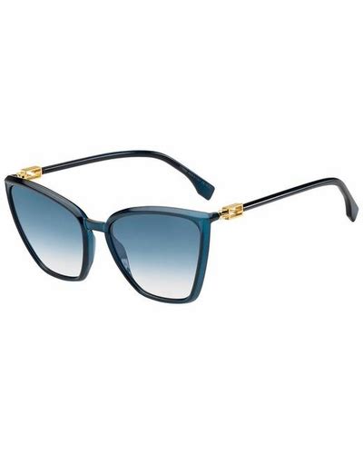 fendi ff 0433/g/s|Fendi Blue Shaded Butterfly Ladies Sunglasses FF 0433/G/S .